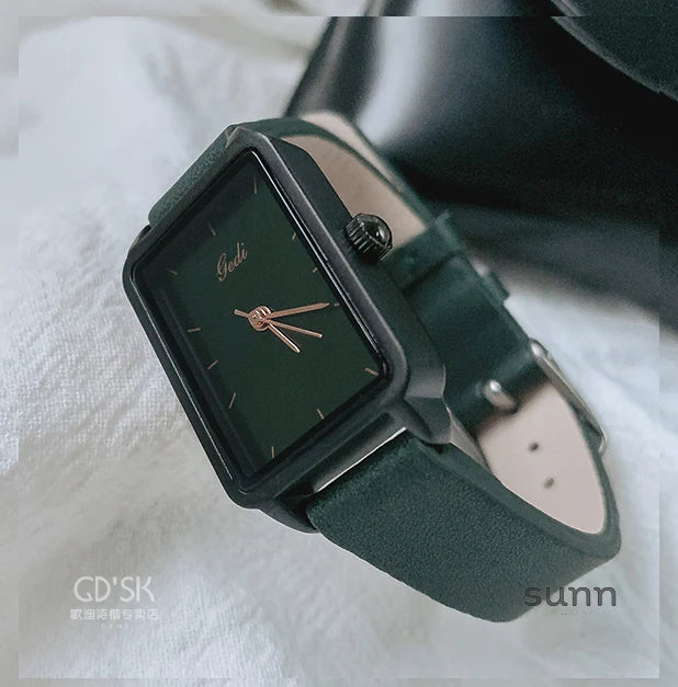 Adina Minimalist Leather Watch