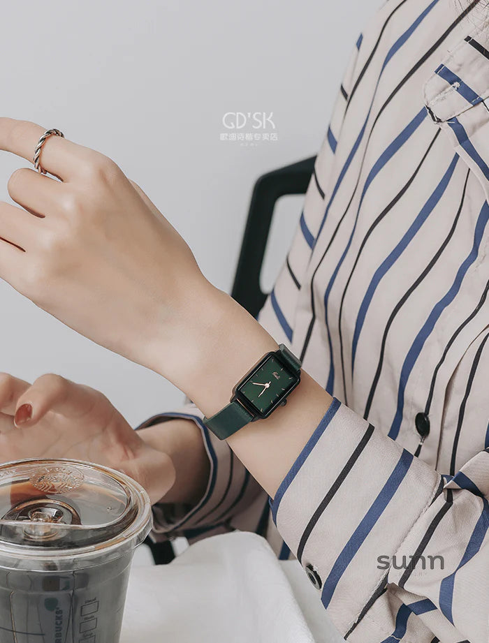 Adina Minimalist Leather Watch