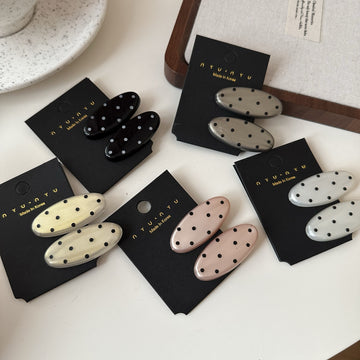 Aditi Polka Dot Hair Clip [3NYOQB3E]