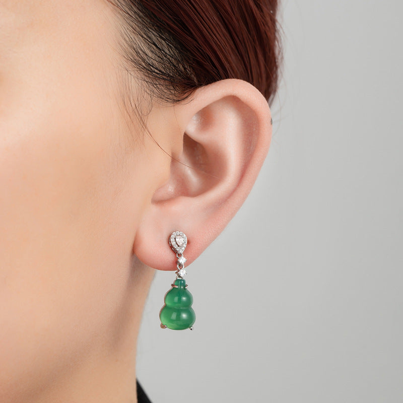 Aditri Emerald Gourd Studs [FXWIHQWJ]