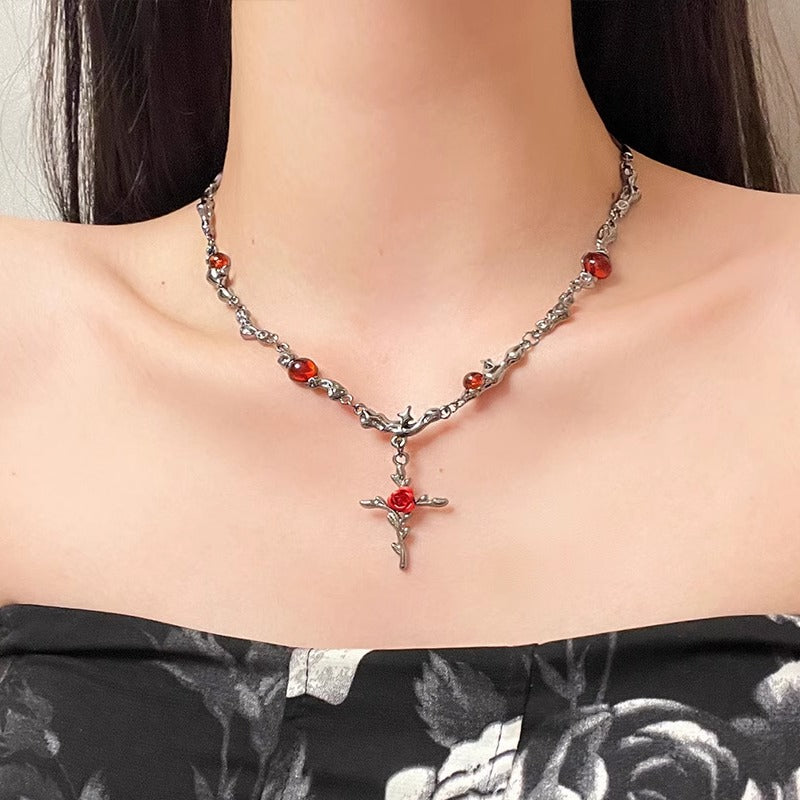 Aditri Y2K Dark Choker Necklace [HAQO1SXS]