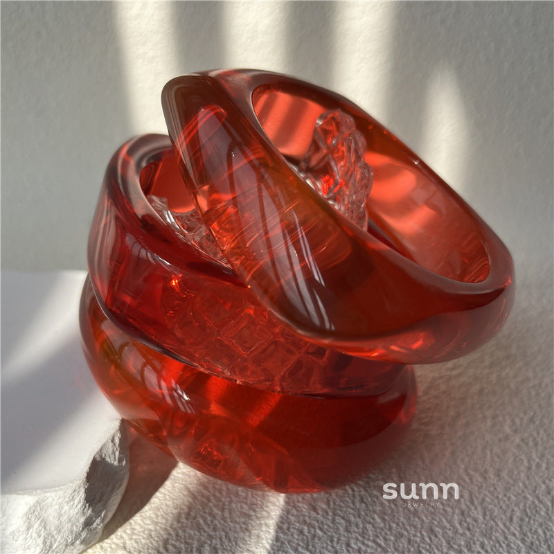 Adleigh Chunky Resin Bracelets [Z5XMFNFE]