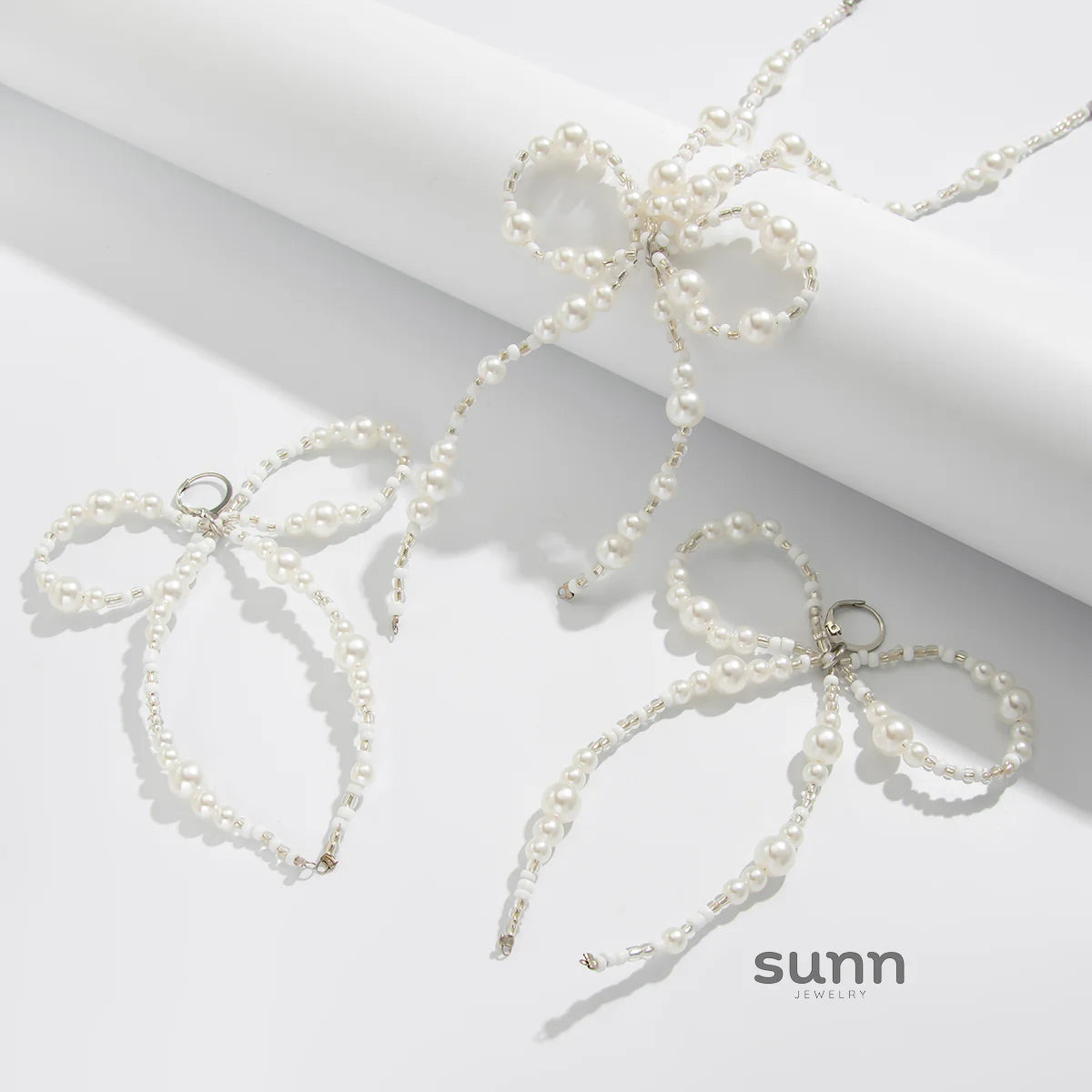 Adore Pearl Bowknot Jewelry Set