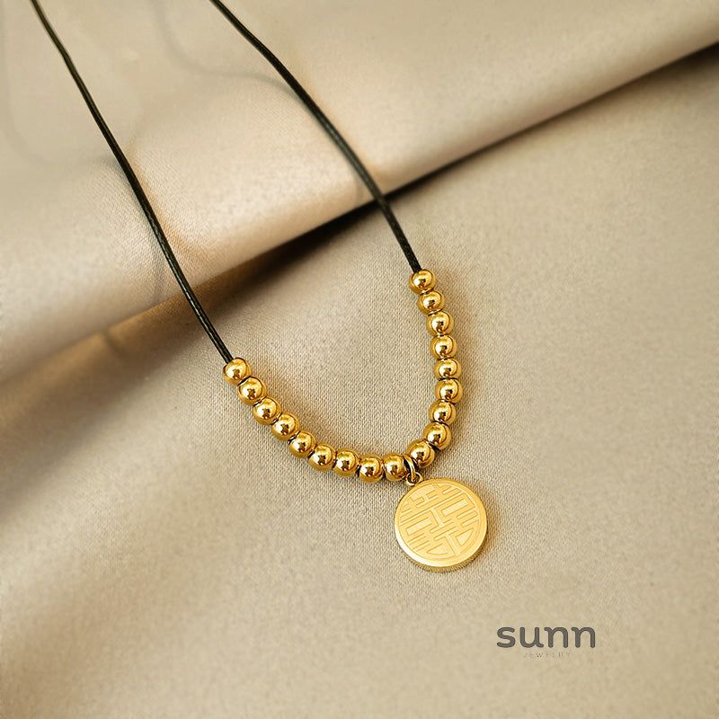 Adria Double Happiness Necklace [CAZIRFI9]