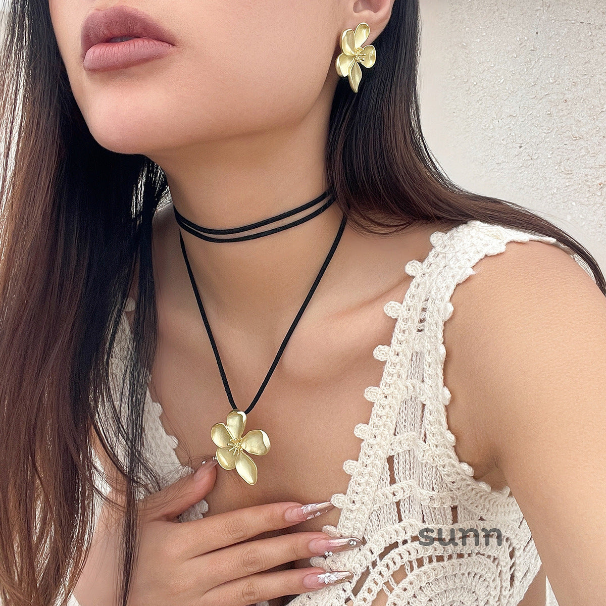 Adrianne Sculpted Bloom Jewelry [U58U2SB5]