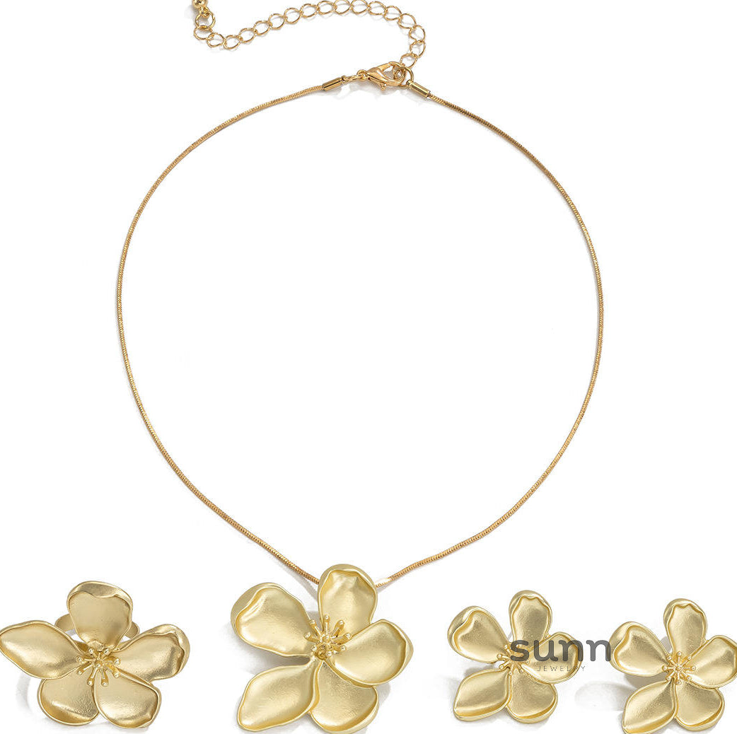 Adrianne Sculpted Bloom Jewelry [PS6JIG06]