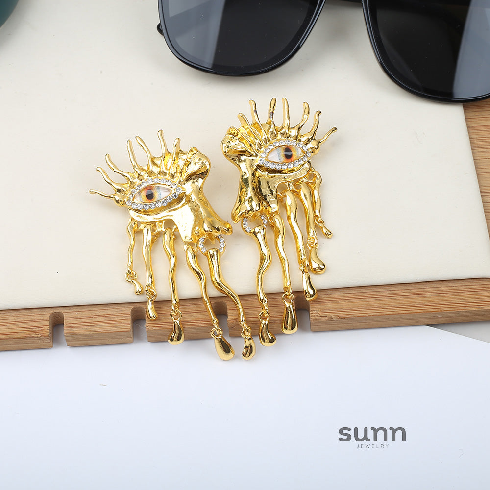 Adriella Baroque Eye Earrings [WNUKOV0I]