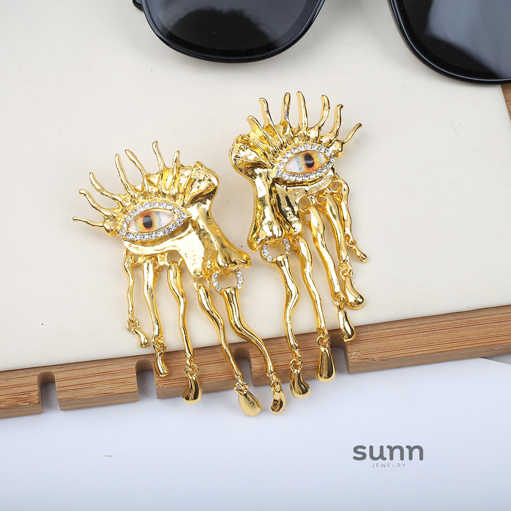 Adriella Baroque Eye Earrings [XCR3CFZ3]