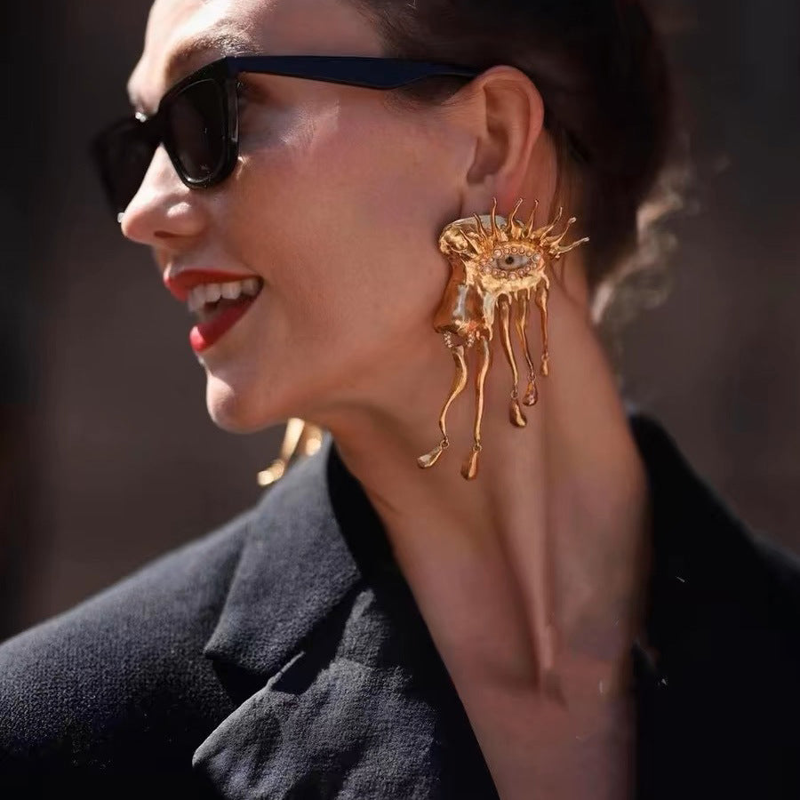 Adriella Baroque Eye Earrings [U3OBYNHV]