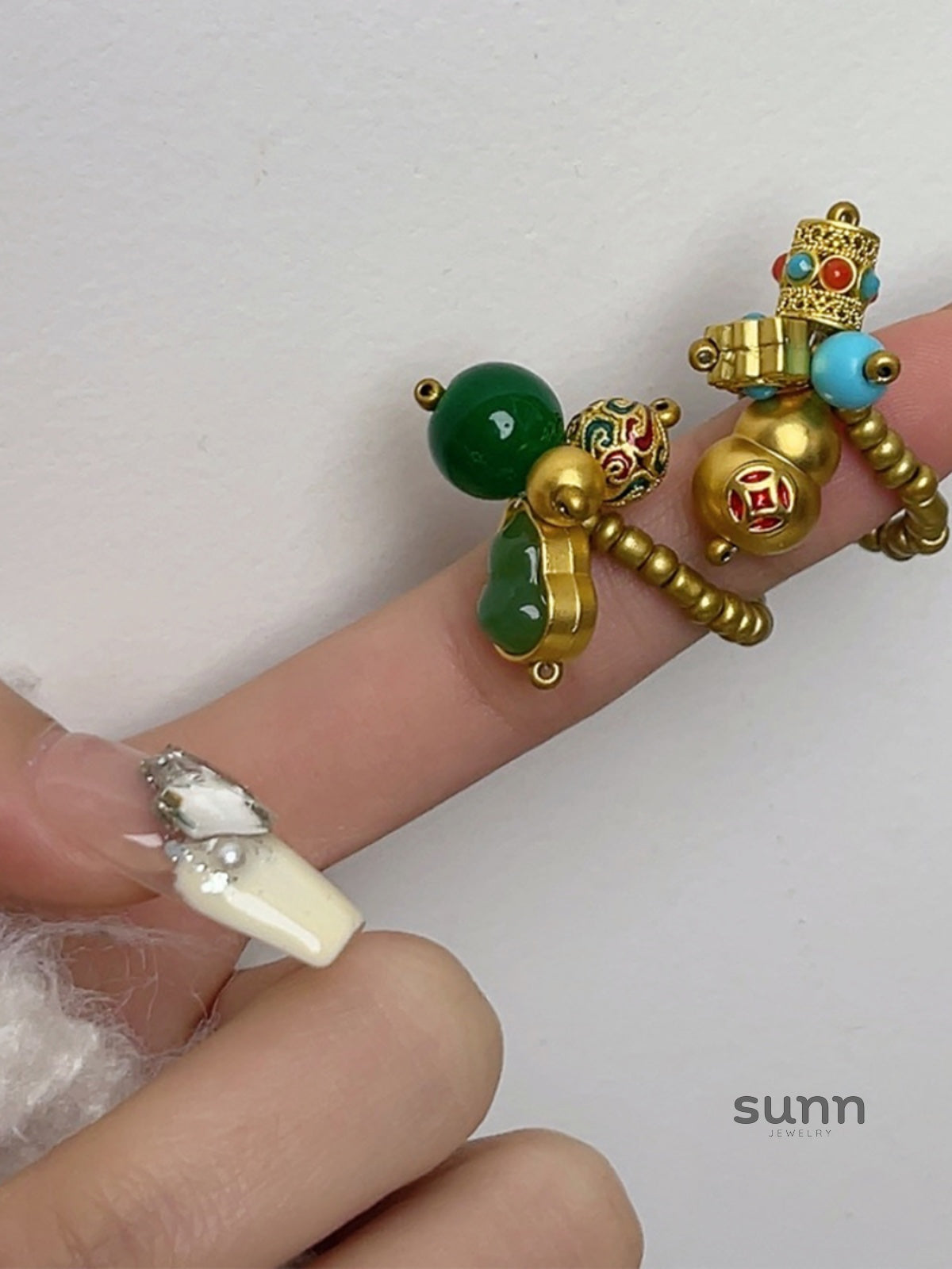 Adrielle Enamel Gourd Ring [MPQ77UOE]