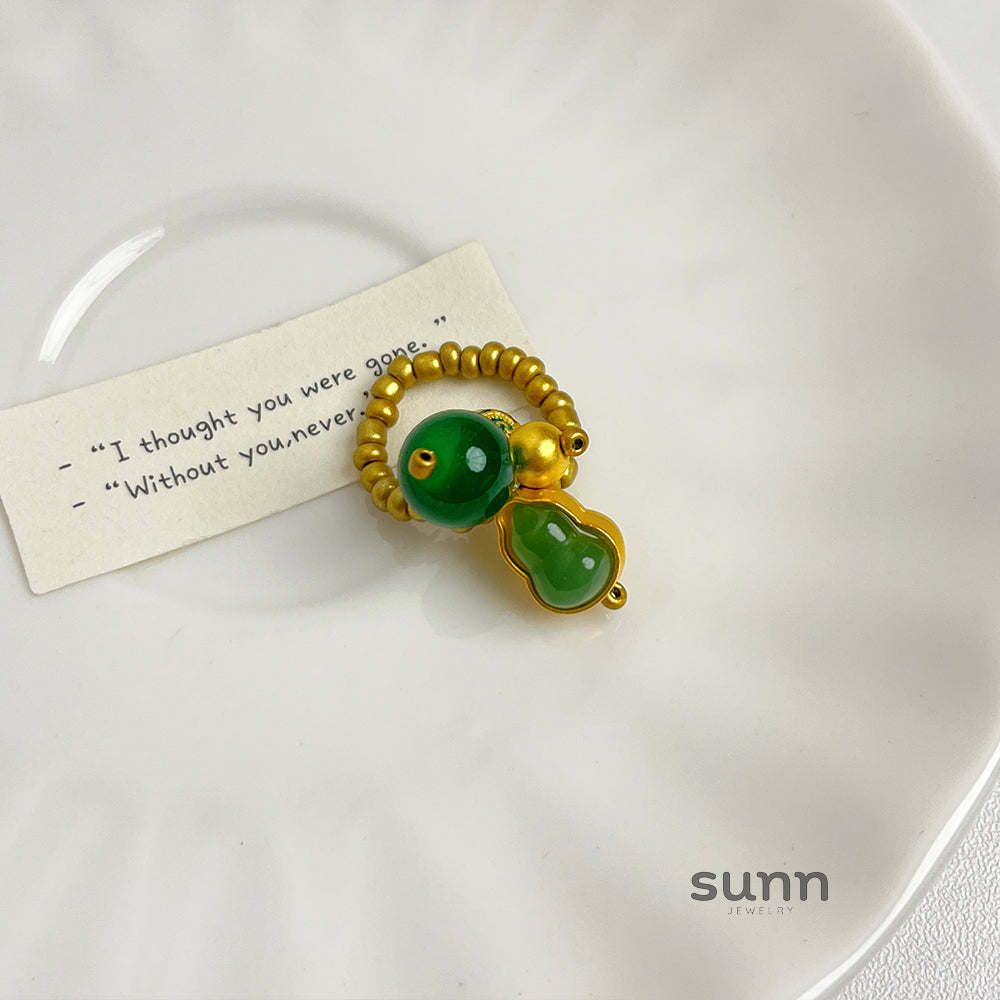 Adrielle Enamel Gourd Ring [SPX887LK]