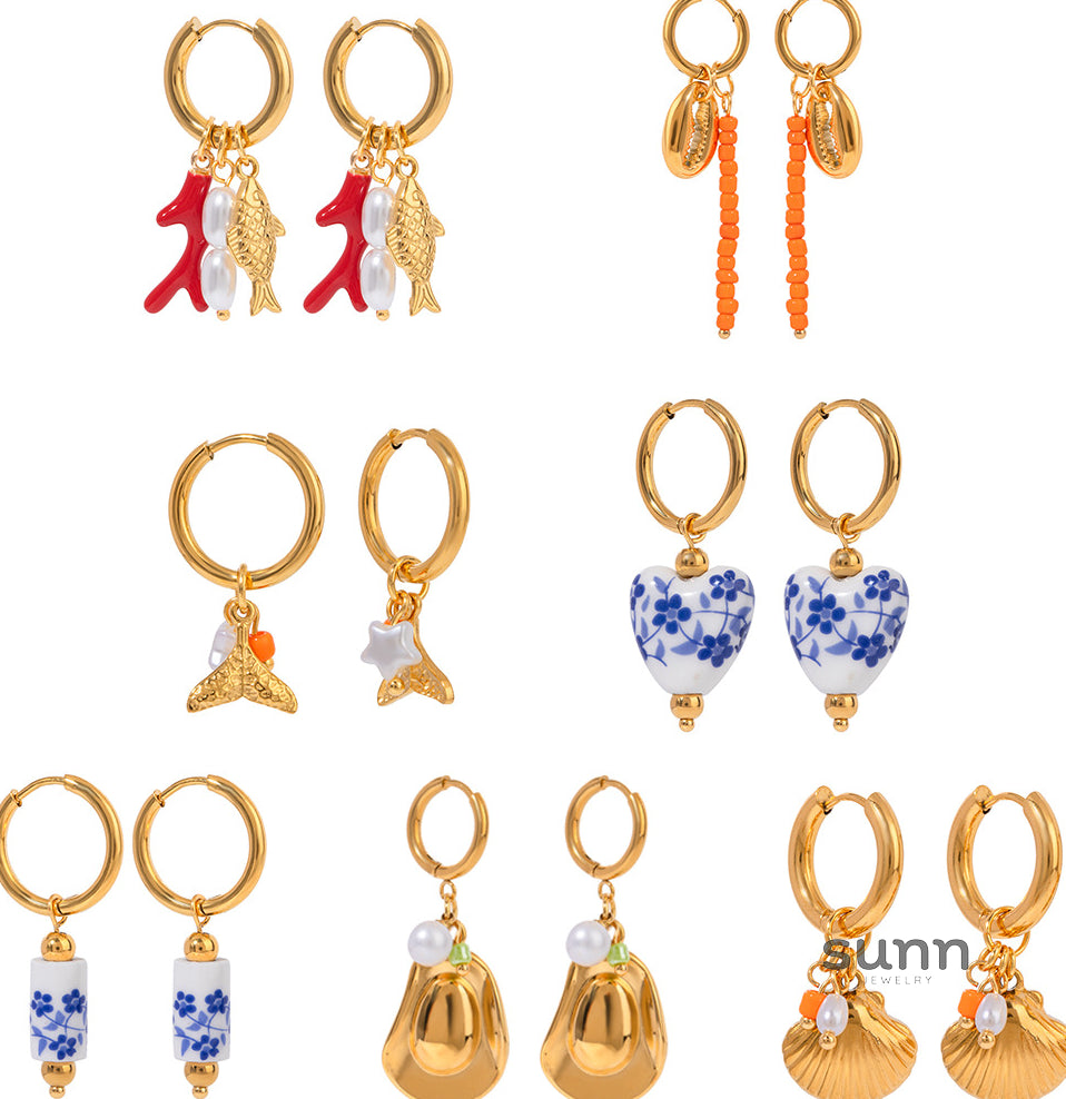 Aela Goldfish Pearl Earrings [LY5MOP7N]