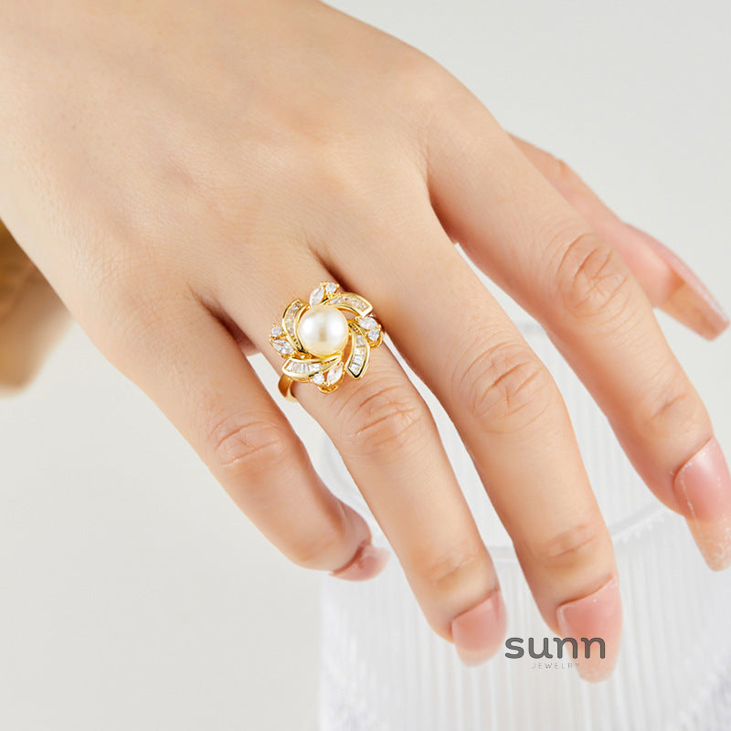 Afia Delicate Bloom Ring [KQWMXIZX]