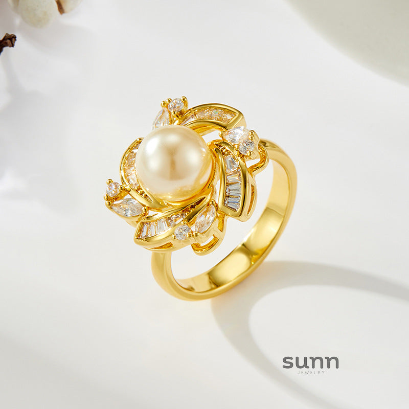 Afia Delicate Bloom Ring [K22JPYJB]