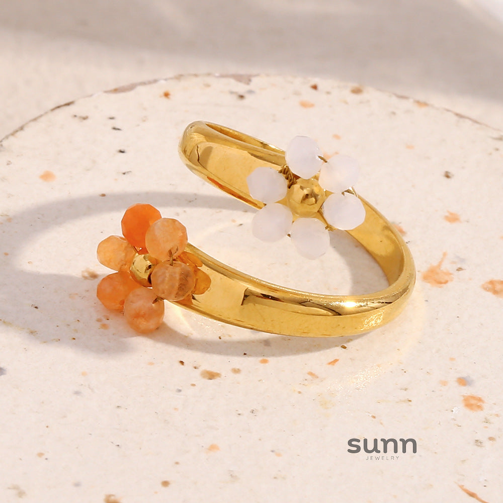 Agnes Floret Open Ring [NR23M9MQ]