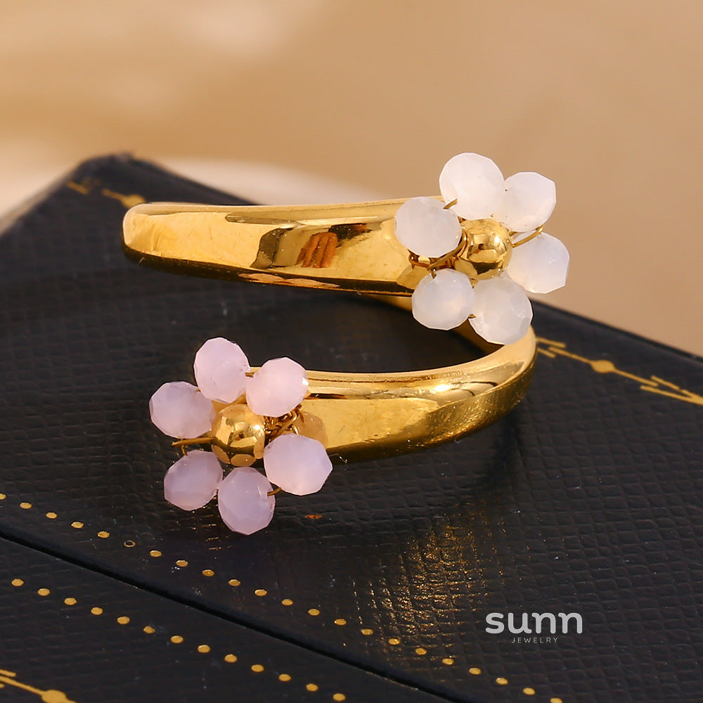 Agnes Floret Open Ring [WYU8FEFL]