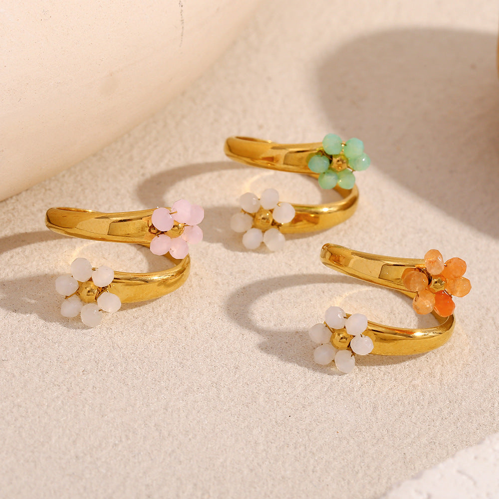 Agnes Floret Open Ring [DQPWO2PX]