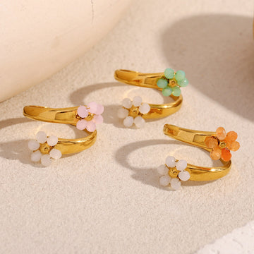 Agnes Floret Open Ring [DQPWO2PX]