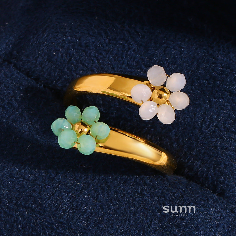 Agnes Floret Open Ring [B9CSKHKZ]