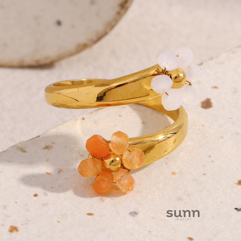 Agnes Floret Open Ring [WP77X15C]