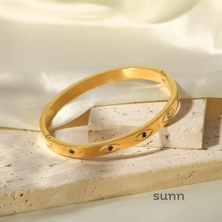Agnes Zircon Inlaid Bracelet