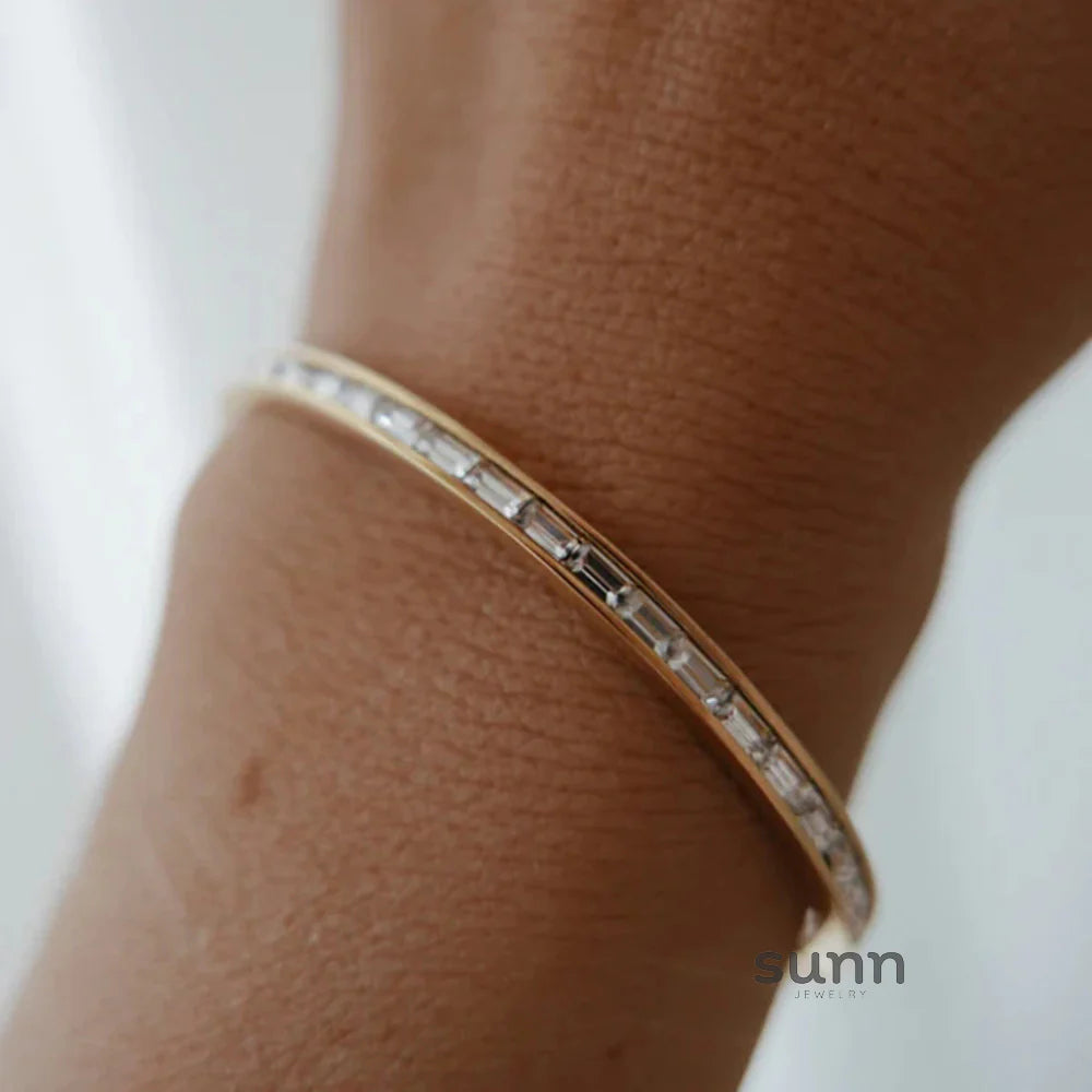 Agnes Zircon Inlaid Bracelet