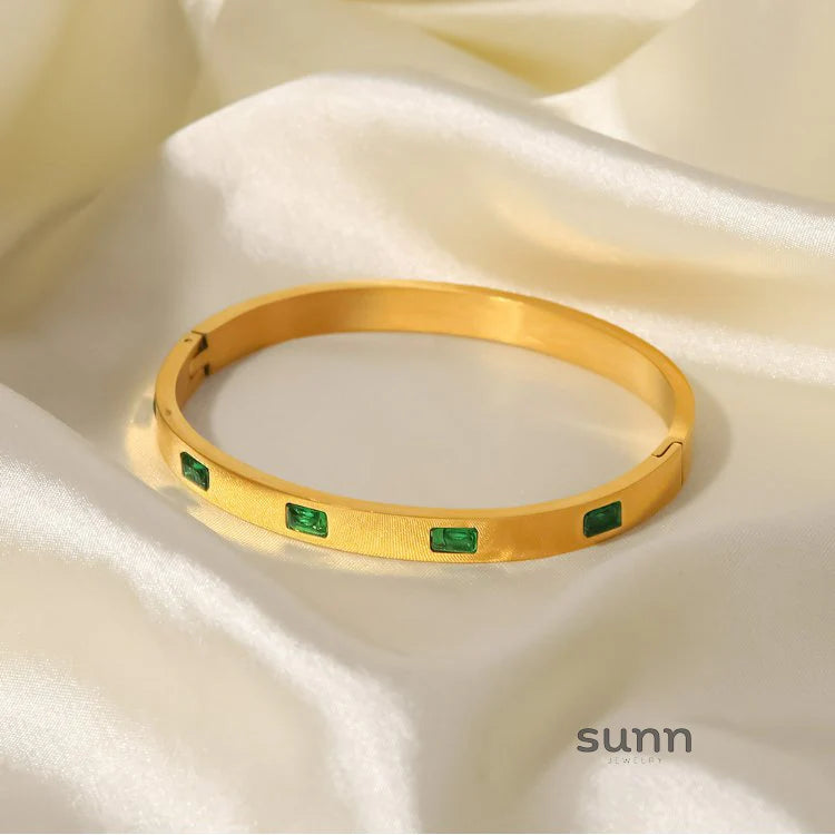 Agnes Zircon Inlaid Bracelet
