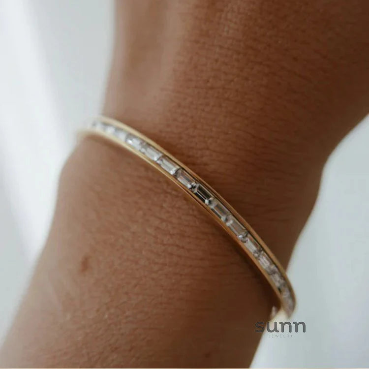 Agnes Zircon Inlaid Bracelet