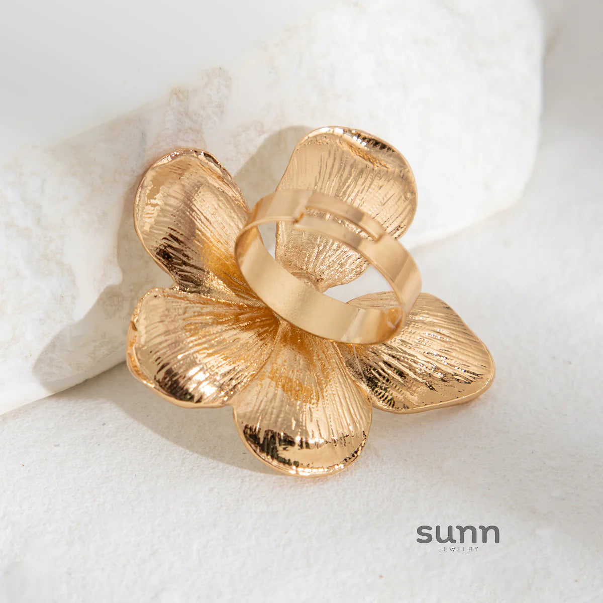 Ahaana Enamel Flower Ring