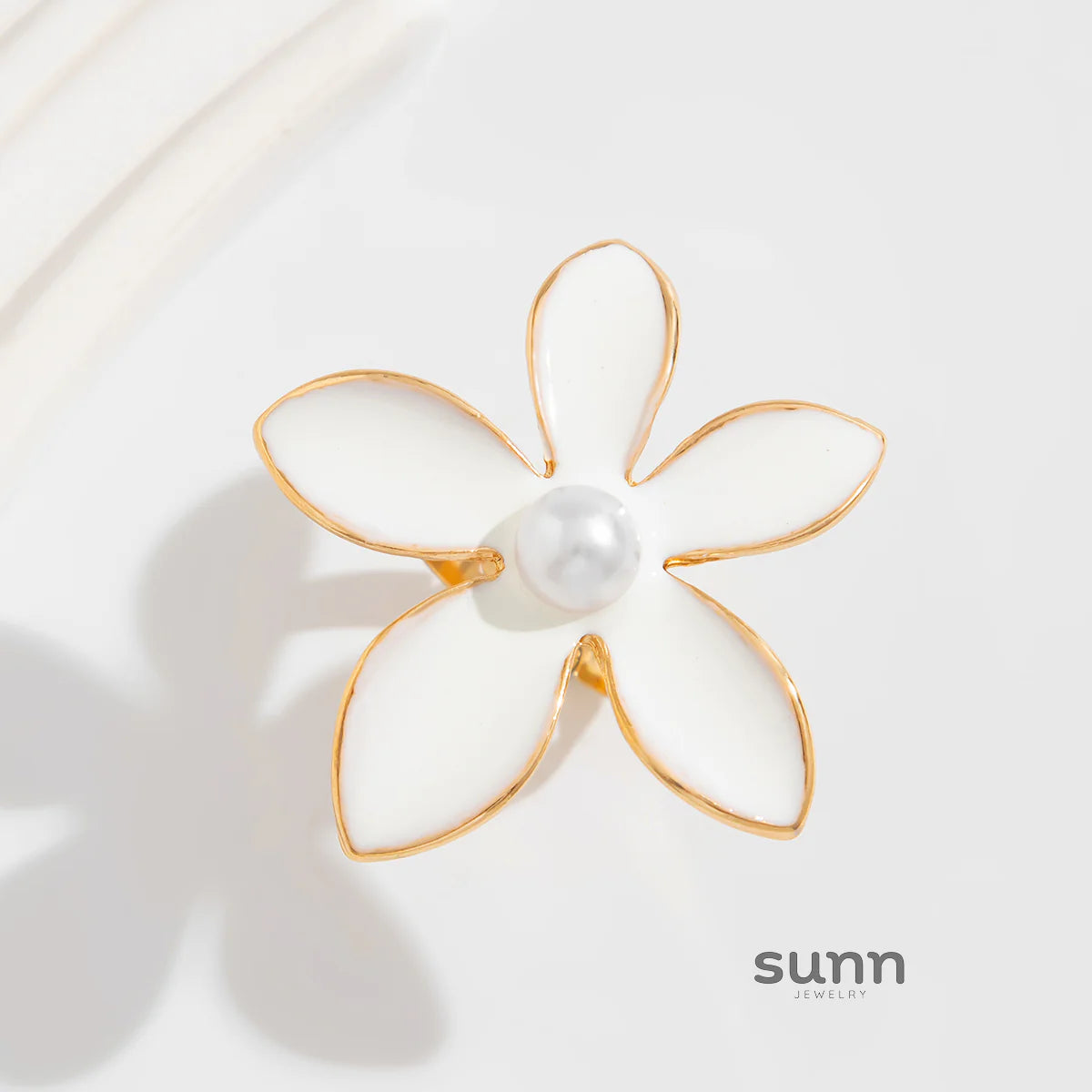 Ahaana Enamel Flower Ring