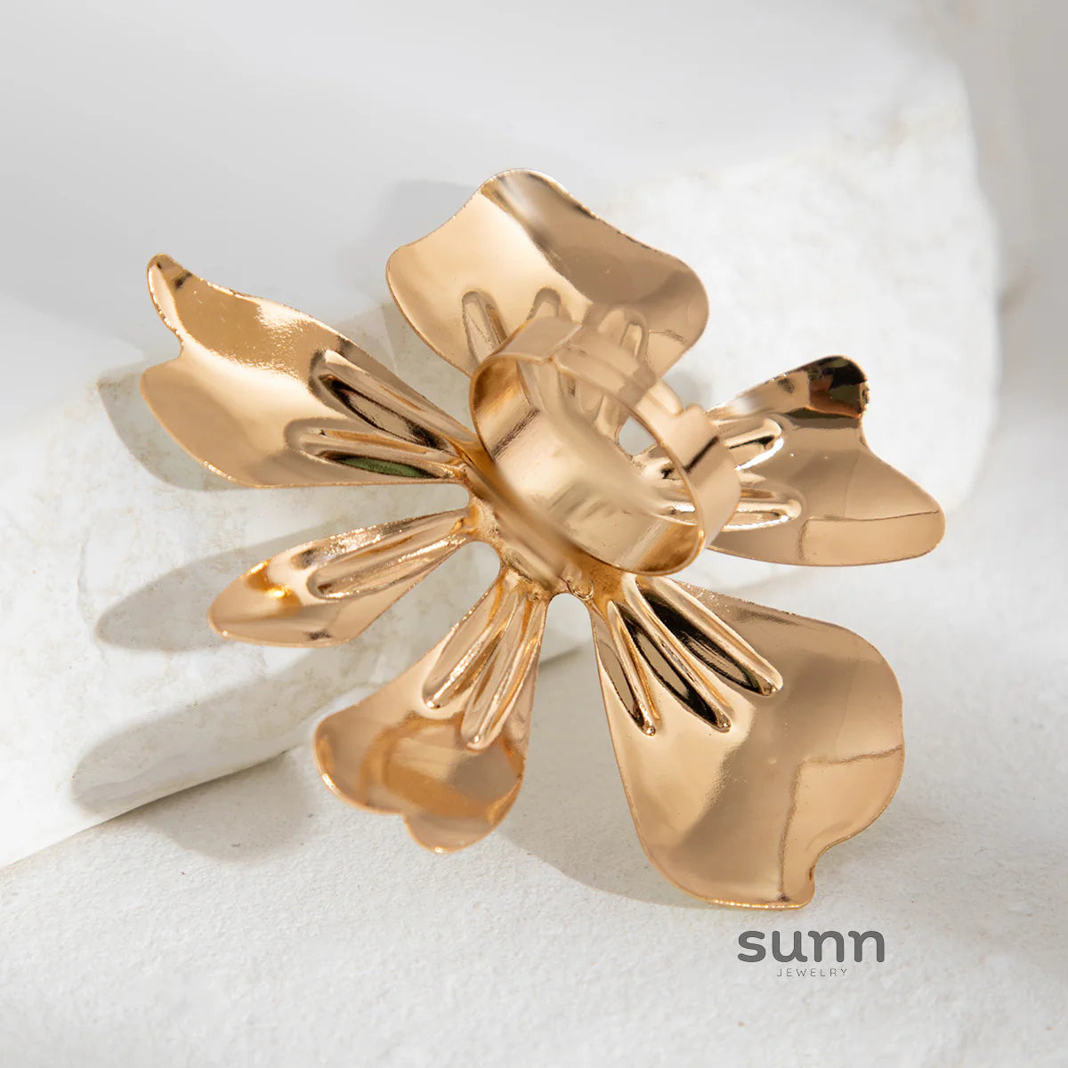 Ahaana Enamel Flower Ring