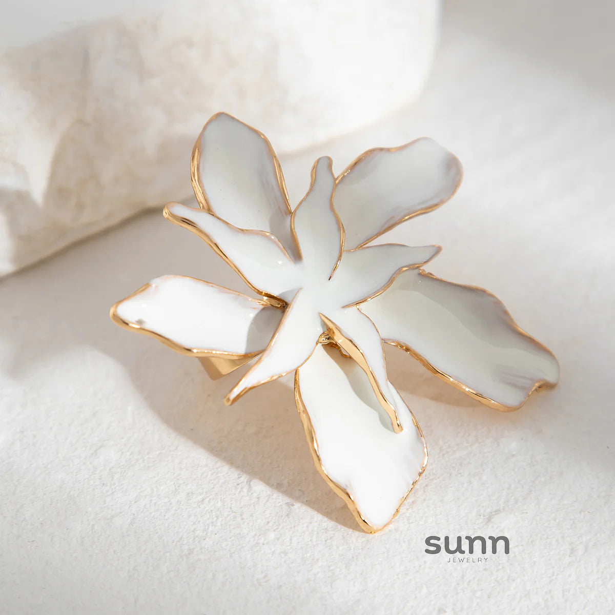 Ahaana Enamel Flower Ring