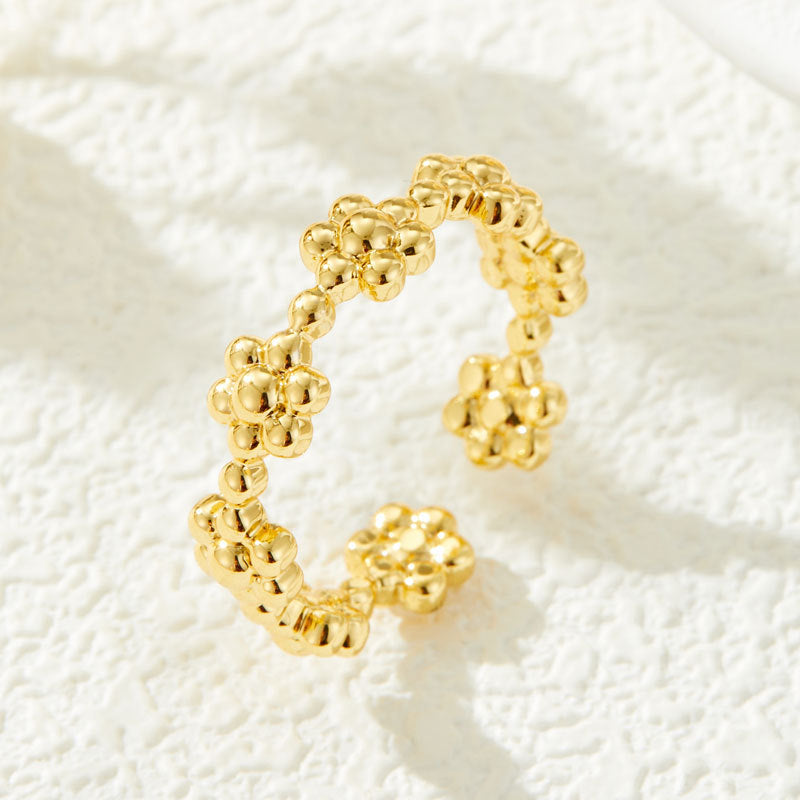Ahlam Golden Bloom Ring [AXEAAIMT]