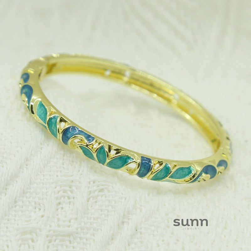 Ahtziri Cloisonne Enamel Bracelet [XFRIW4A6]
