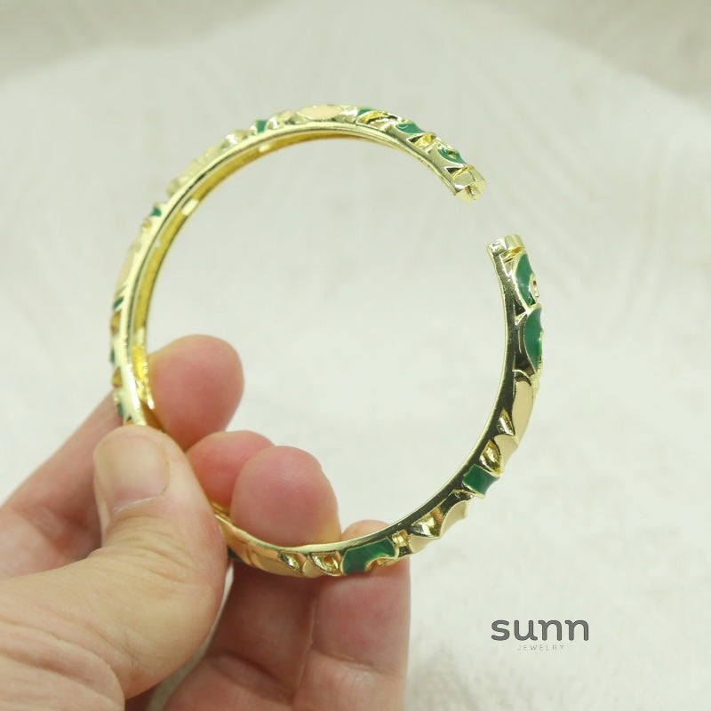 Ahtziri Cloisonne Enamel Bracelet [RB55XUAQ]
