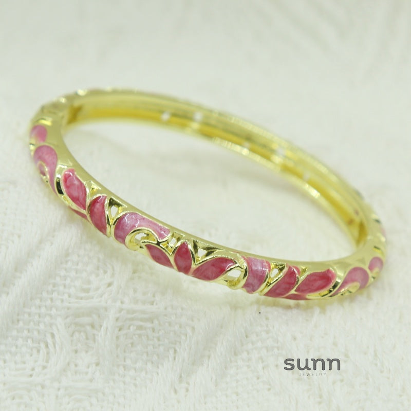 Ahtziri Cloisonne Enamel Bracelet [OFD7H8SA]