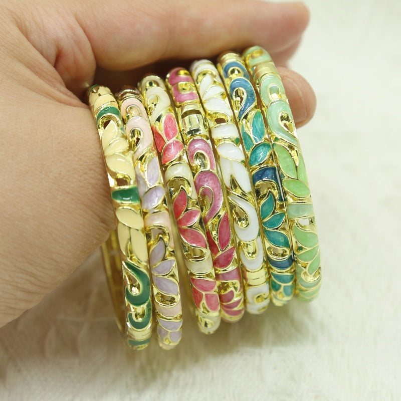 Ahtziri Cloisonne Enamel Bracelet [XRITZ6X1]