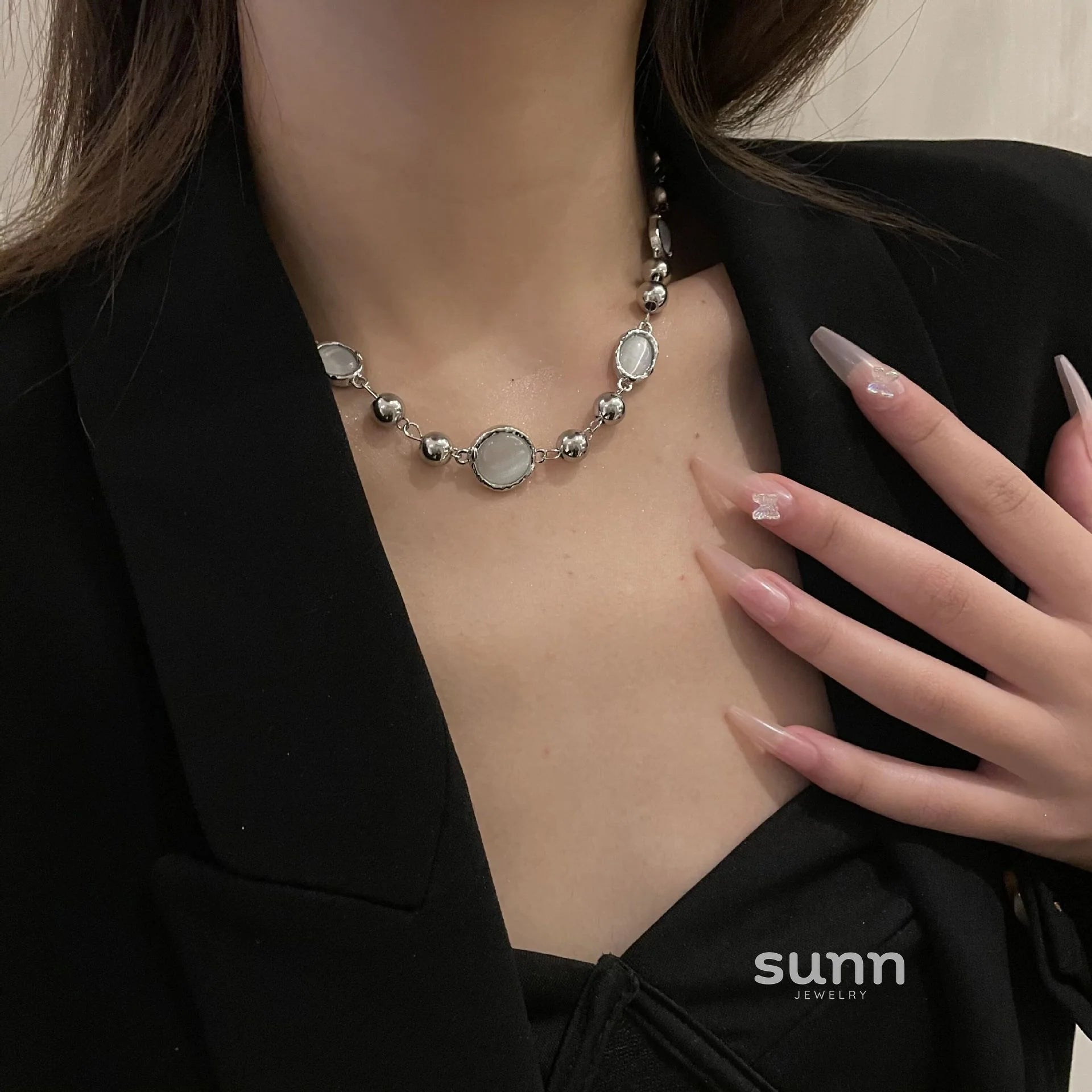 Ahuva Cat Eye Stone Necklace