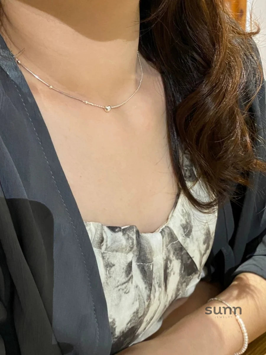 Aiden Asymmetric Bead Necklace