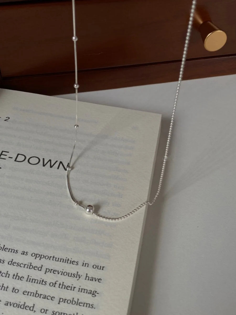 Aiden Asymmetric Bead Necklace