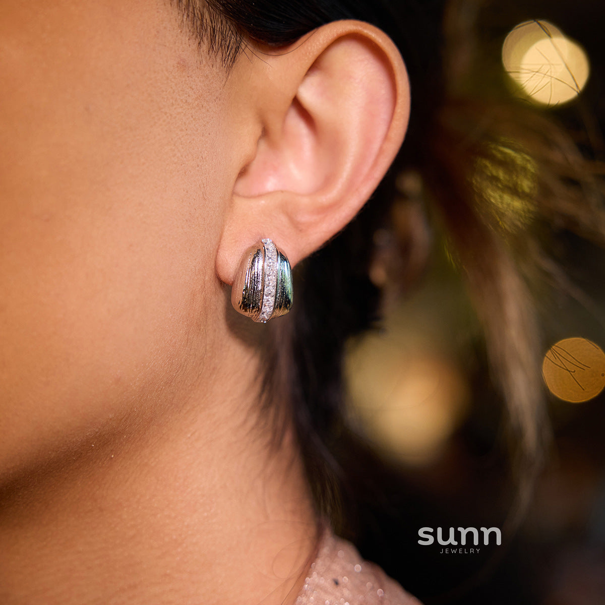 Aiden Zircon Cross Earrings [ZWR9OOUQ]