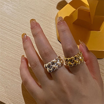 Aiko Double Heart Ring [97A2QEDA]