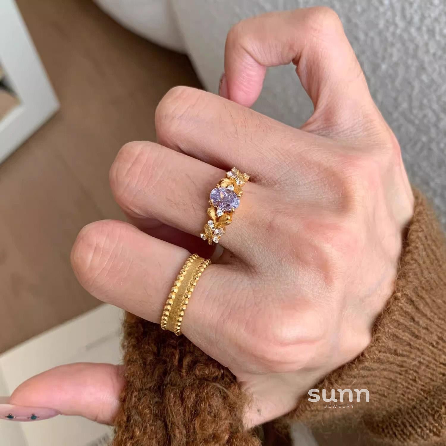 Ailani Bauhinia Vintage Rings [DY6TBXCJ]