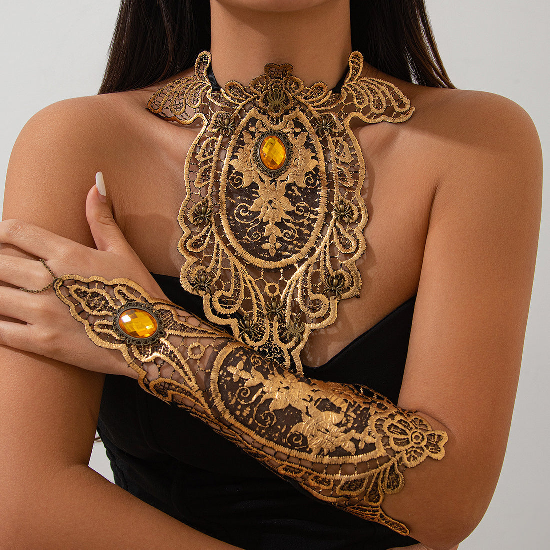 Ailani Statement Choker Necklace [BXGDWGVZ]
