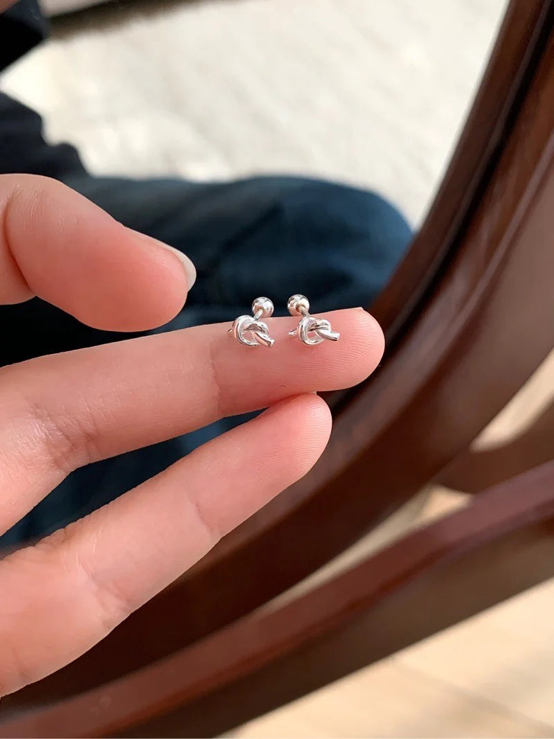 Ailany Petite Knot Stud Earrings