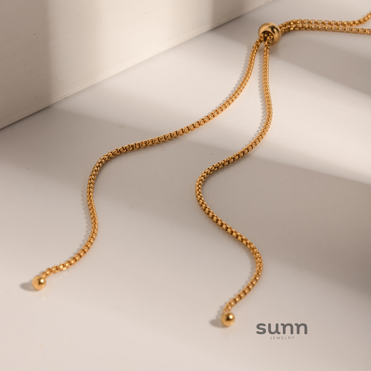 Ailin Minimalist Wave Necklace [ABCMEZ45]