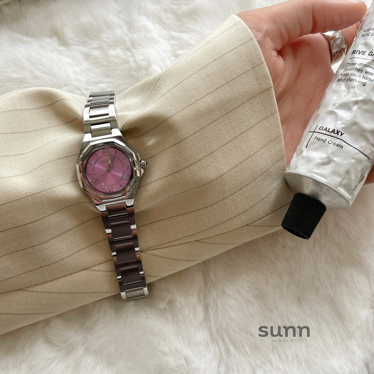 Aime Polished Steel Watch [S5QVPRZP]