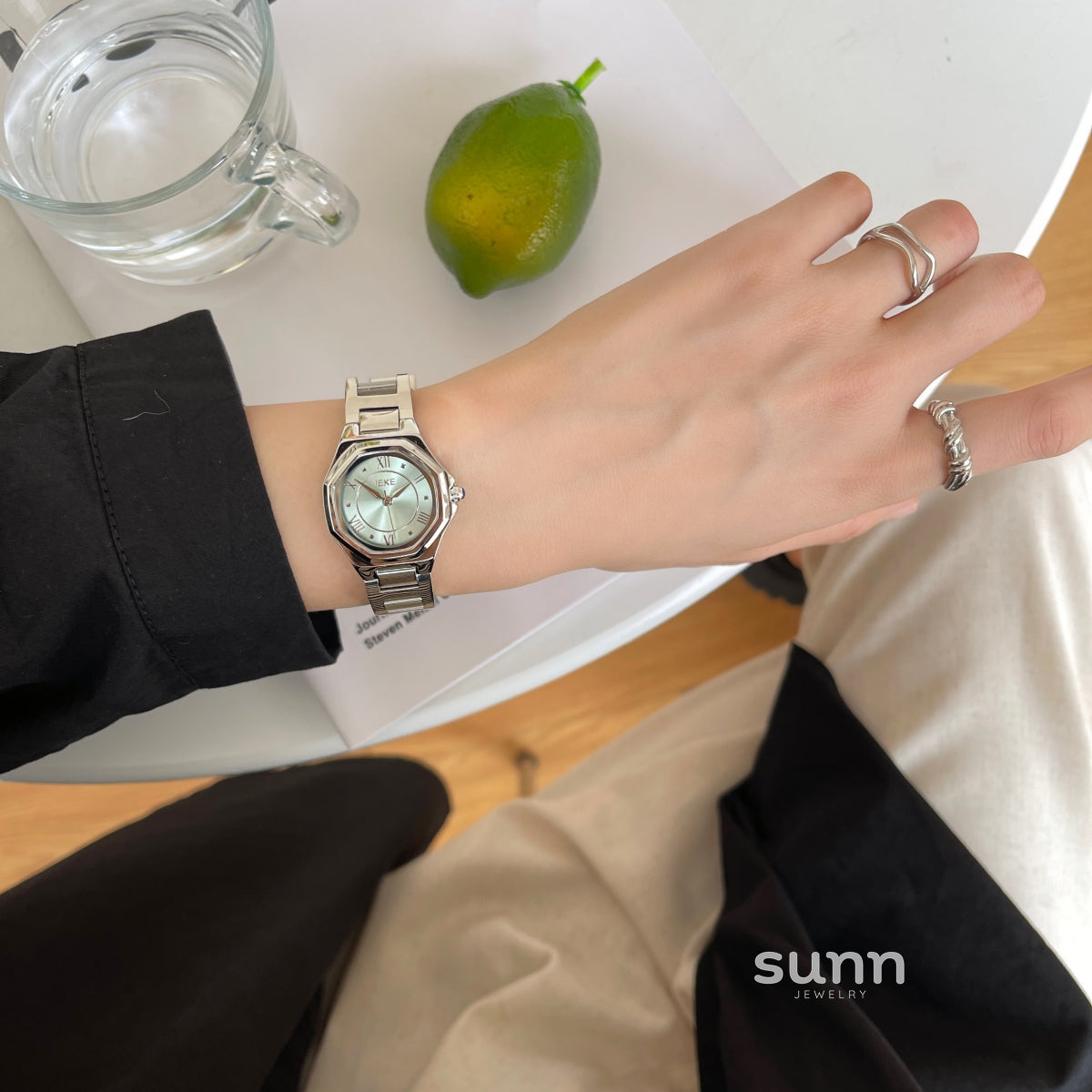 Aime Polished Steel Watch [5M99Z4CL]