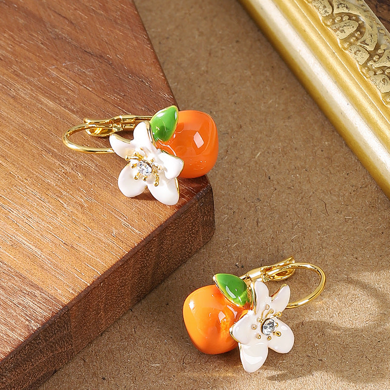 Ainara Persimmon Bloom Earrings [3I0UK1T4]