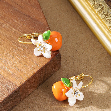 Ainara Persimmon Bloom Earrings [3I0UK1T4]
